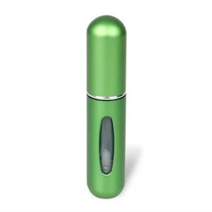 🆕️ Green empty refillable perfum bottle